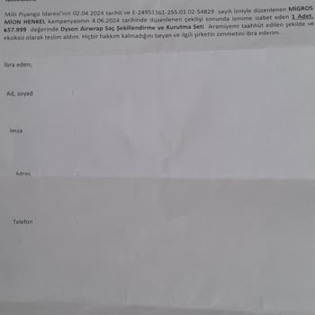 Migros Mağduriyeti Kampanya Talihlisi