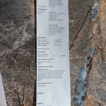 Bosch Elektrikli El Aletleri Bosch Elektrikli Süpürge İade Talep Ediyorum Lütfen Gereğini Yapın