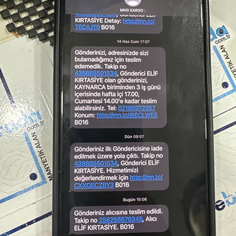 MNG Kargo Adrese Kargo Teslimatı Sorunu Kaynarca Şubesi