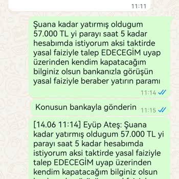 Yapı Kredi Bankası Hukuk Bürosu Borç İşlemleri Şikayeti