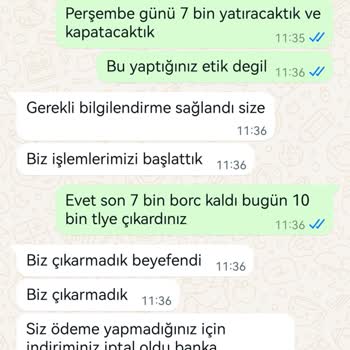 Yapı Kredi Bankası Hukuk Bürosu Borç İşlemleri Şikayeti