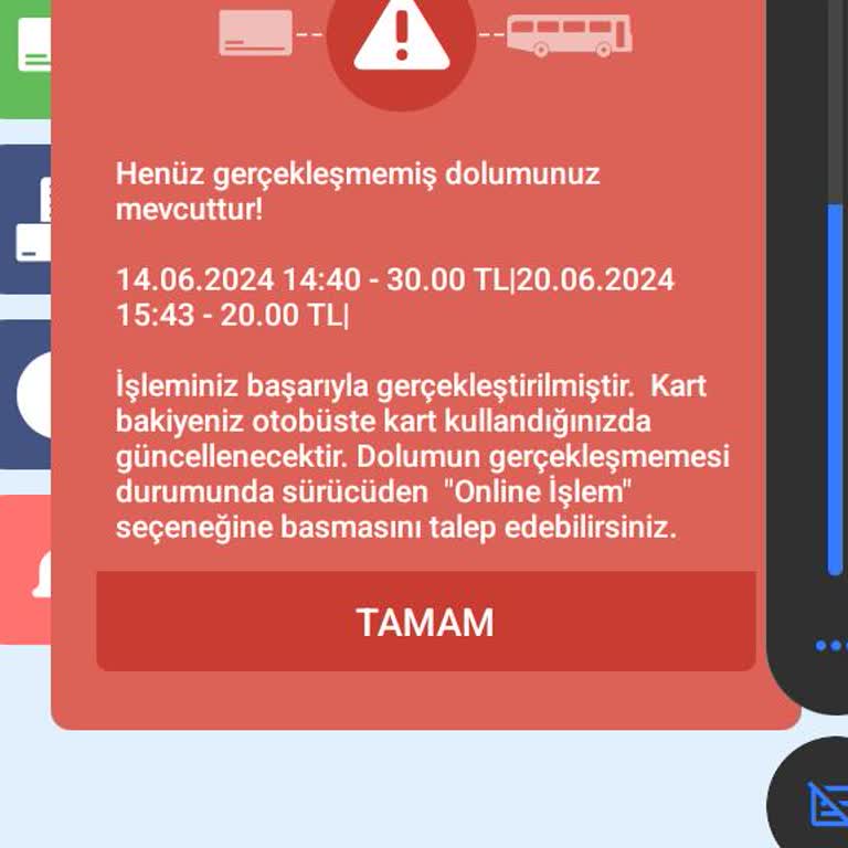 Kentkart Para Yükleme Sorunu