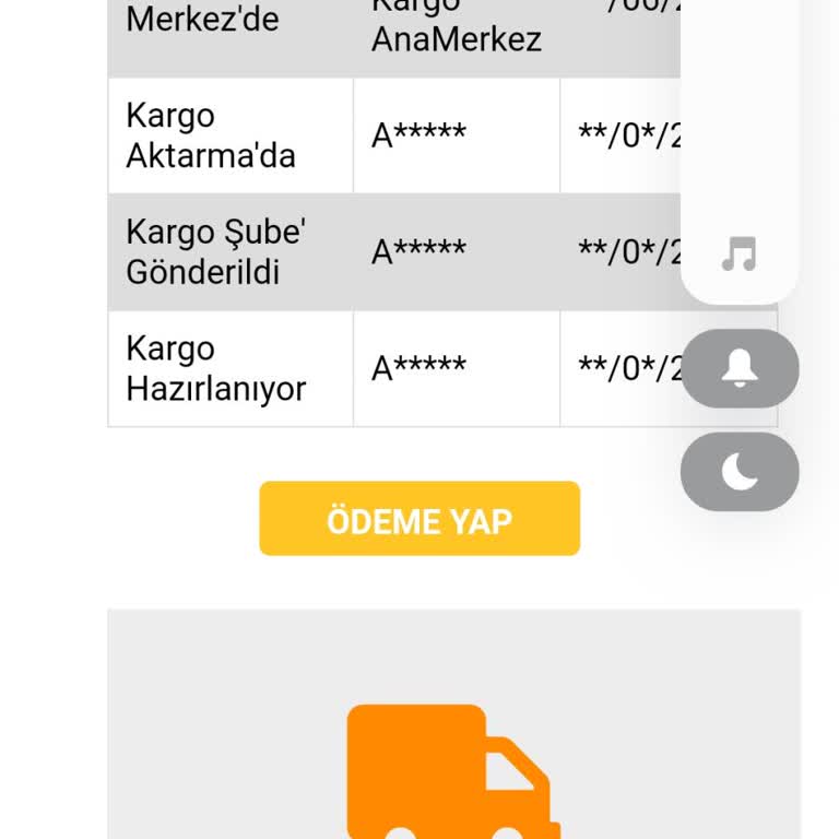 Aras Kargo Takip Sahte Sitesi!