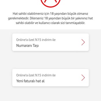 Vodafone Rezerve Edilen Numarayı Alamıyorum
