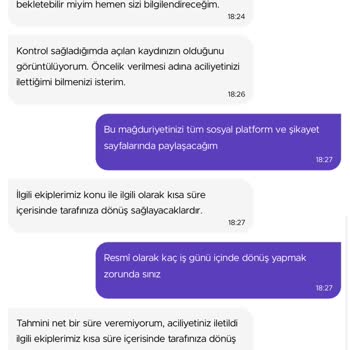Getir Yemek Siparişi Ürün İade Pişmanlığı