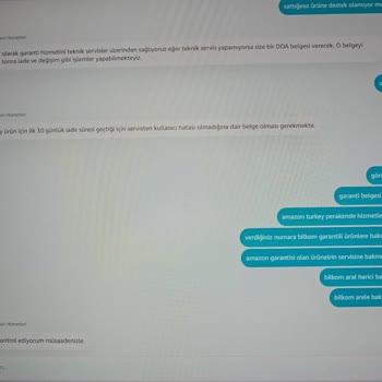 Amazon.tr İthalatçısının Sattığı Ürüne Teknik Destek Verememesi