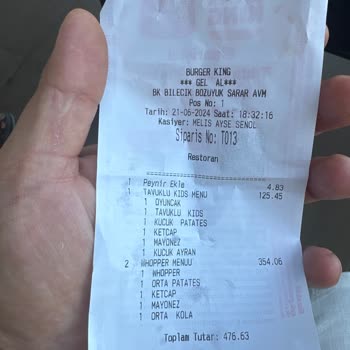 Tıkla Gelsin Kids Tavuk Menüde Oyuncak Eksikliği Ve İade Sorunu