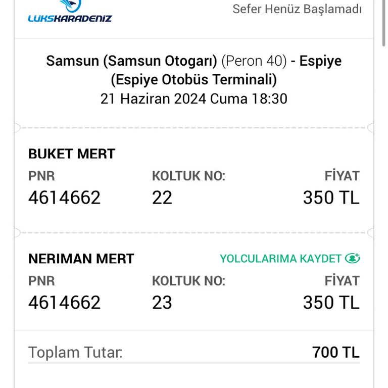 Lüks Karadeniz Pişmanlıktır 5 Dakika Yolcusunu Beklemedi