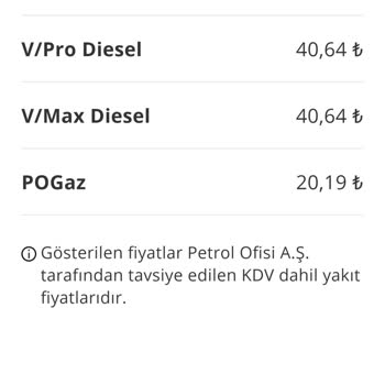 Petrol Ofisi İstasyonlar Arası Farkı