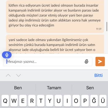 Trendyolmilla Ürünü Adrese Getirmeyip Kendi Kafasına Göre İade Ediyor