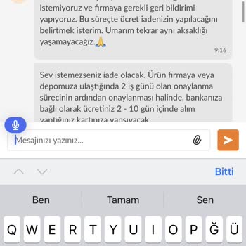 Trendyolmilla Ürünü Adrese Getirmeyip Kendi Kafasına Göre İade Ediyor