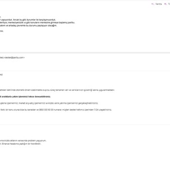 Paribu Kripto Transfer Problemleri