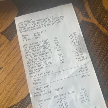 Onur Market Bozulmuş Ürünleri Satıyorlar