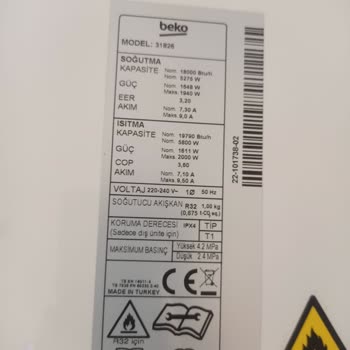 Sorunlu 32 Adet Beko Klima Arızası