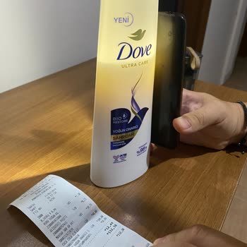 Dove Şampuanın Yarısı Boş