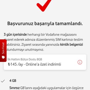 Vodafone Rızam Dışında Müşteri Temsilcisinin Hat İptali İşlemi