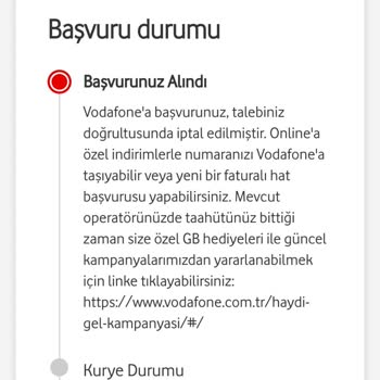 Vodafone Rızam Dışında Müşteri Temsilcisinin Hat İptali İşlemi