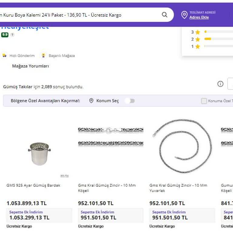 N11 Hatalı Satış Fiyatı