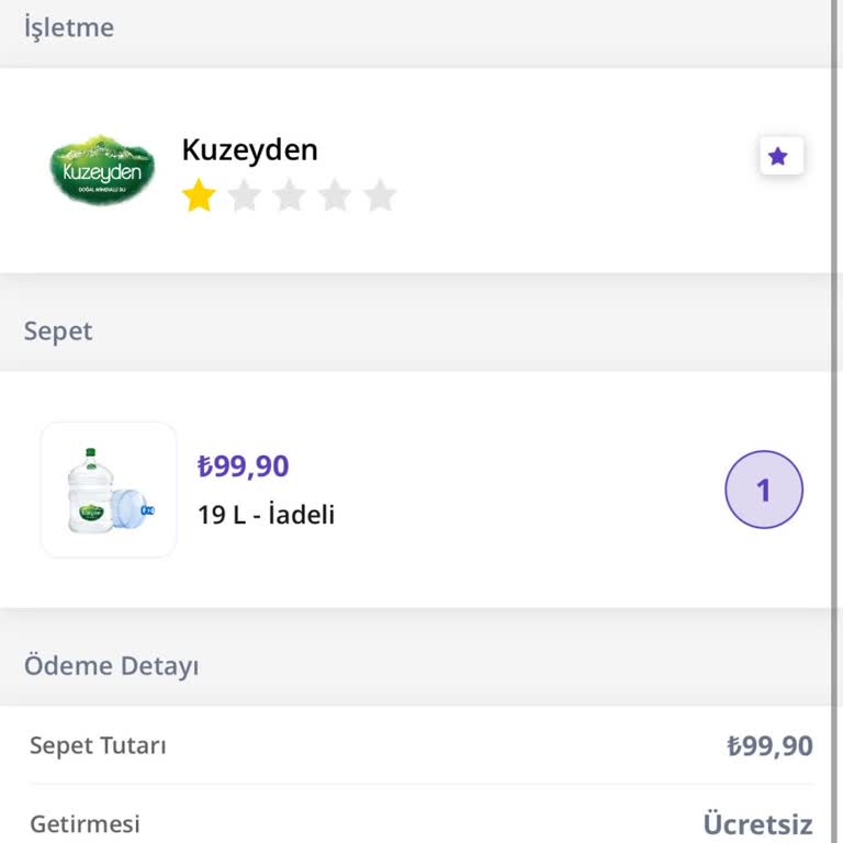 Getir Su Suyumu Getirmedi