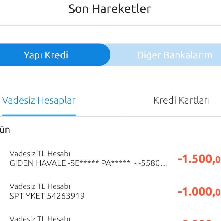 Yapı Kredi Bankası Spt Yket Ödemesi