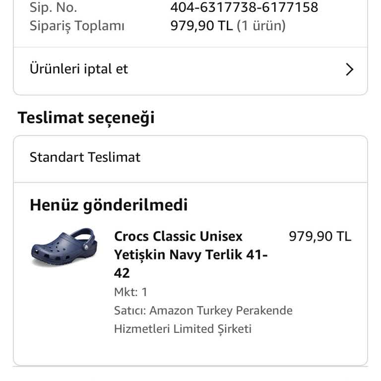 Amazon Türkiye Stoktaki Ürünü Göndermiyor