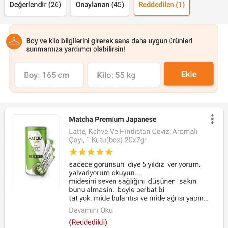 Trendyol Yorumumu Neden Engelliyor