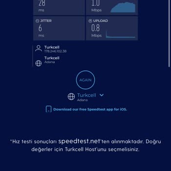 Turkcell İnternet Çok Yavaş