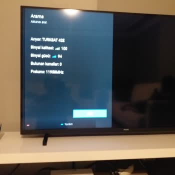 Philips TV De Milli Maç İzlenmiyor