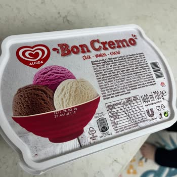 Algida Dondurma İçinden Açılan Donmuş Sinek