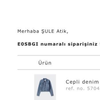 Mango 2 Aydır Gelmeyen Sipariş