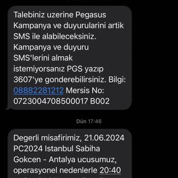 Pegasus'un Normalleştirdiği Gecikmeli Uçuşları