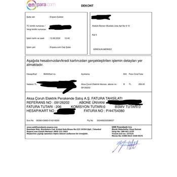 Aksa Çoruh Perakende Aksa Çoruh Çift Ödeme Çekti