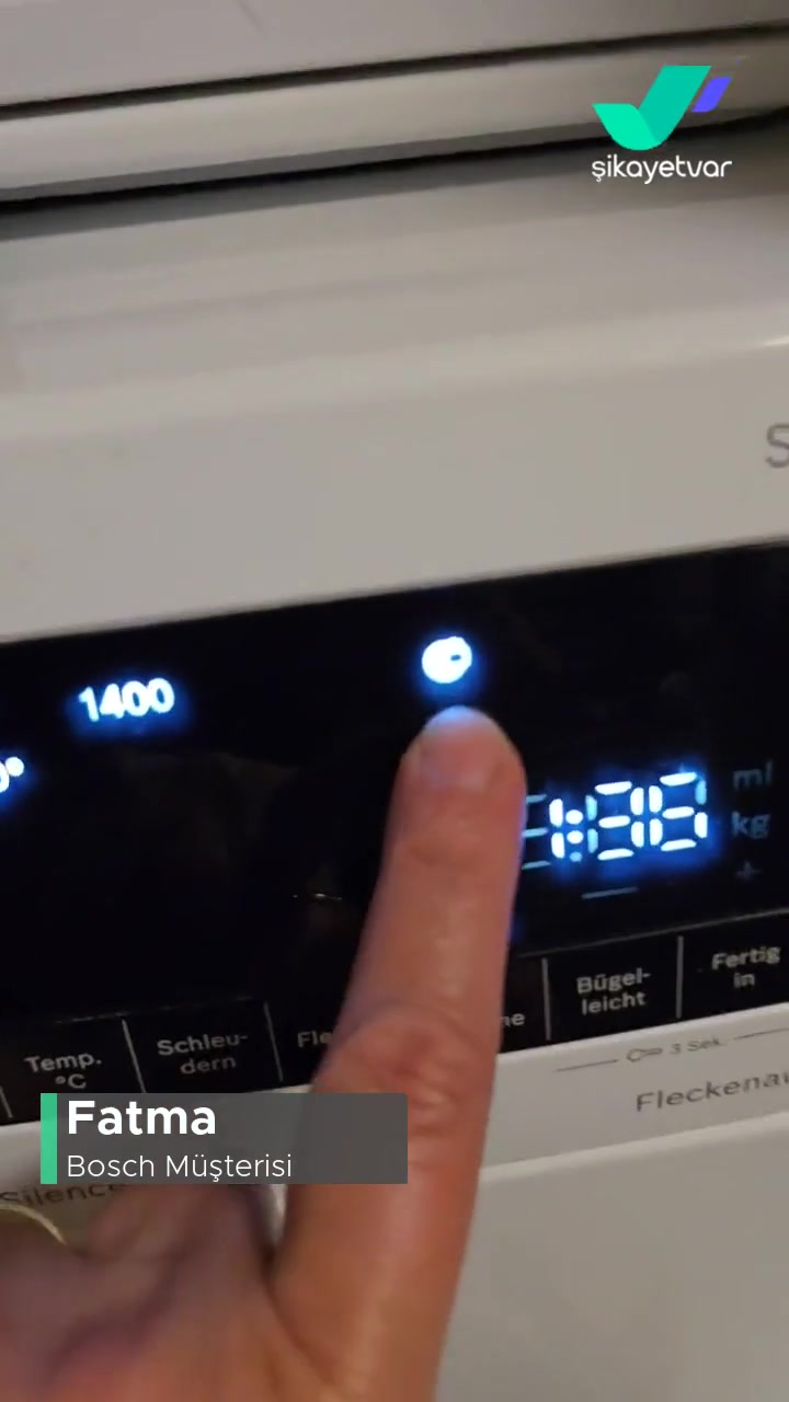 Bosch Çamaşır Makinesi Kapağı Hata Veriyor! videonun kapak resmi