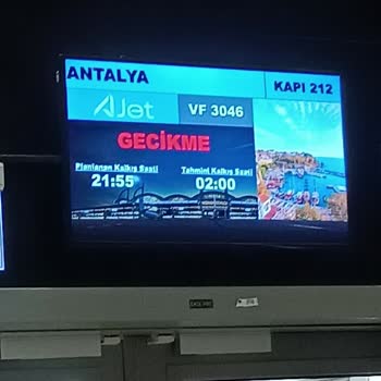 AJet (Anadolu Jet) Havaalanı Bekleme Mağduriyeti