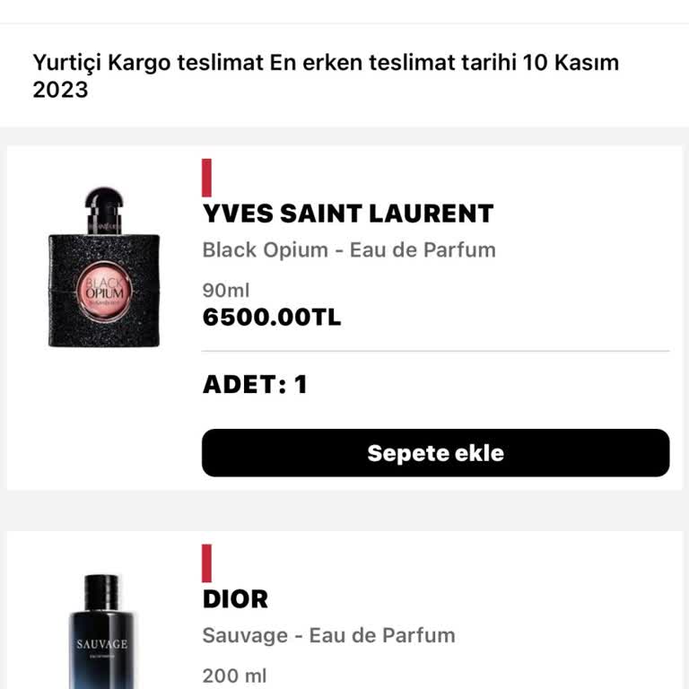 Sephora Çakma Parfüm Sıfır Kalıcı Koku