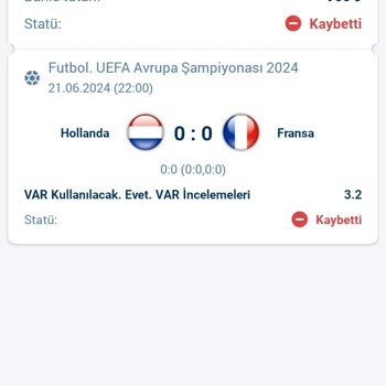 1xbet Kazanan Kuponları Kaybetti Gösteriyorlar