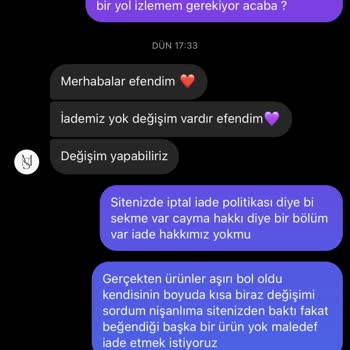 Merve Serin Alışverişlerde İade Yapmıyor