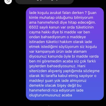 Merve Serin Alışverişlerde İade Yapmıyor