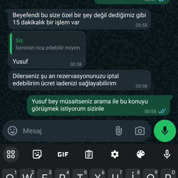 Liva Bungalov Rezervasyon Sonrası Yaşanan Mağduriyet Ve İade Talebi