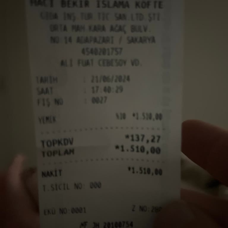 Meşhur Islama Köfteci Hacıbekir Ben Yanıldım Siz Yanılmayın Tam Bir Hayal Kırıklığı