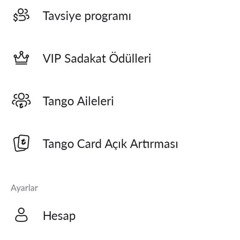 Tango Hesabıma Girdiğimde Yeni Hesap Açıyor