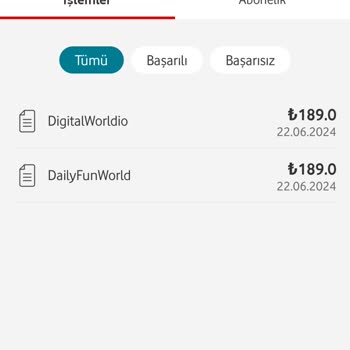 Vodafone İzinsiz Abonelik Başlatmış