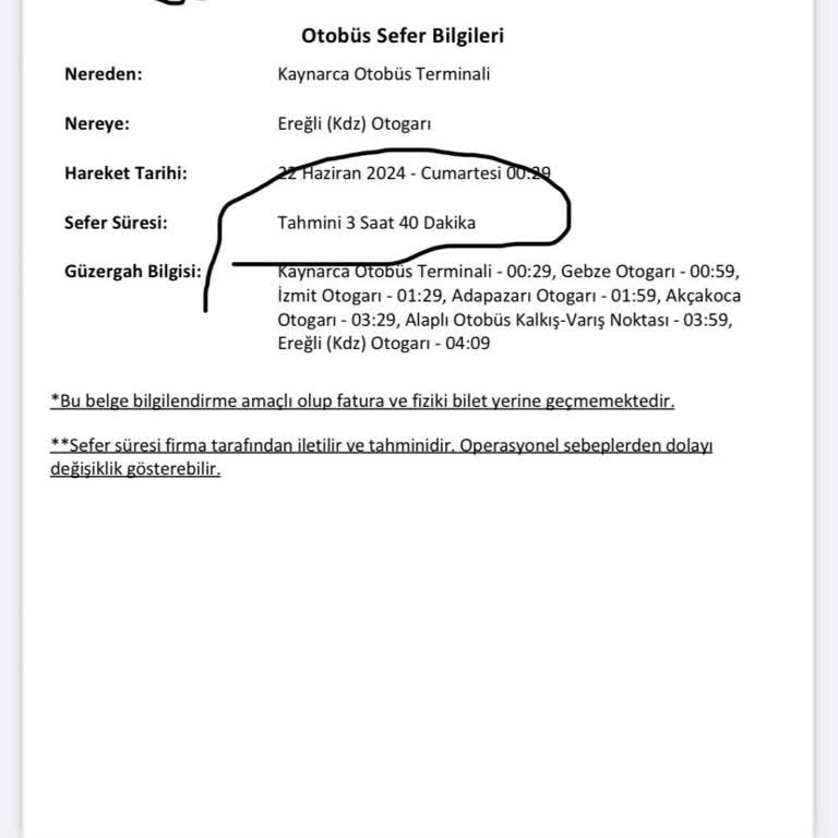 Obilet Aş Turizm Sefer Saatleri
