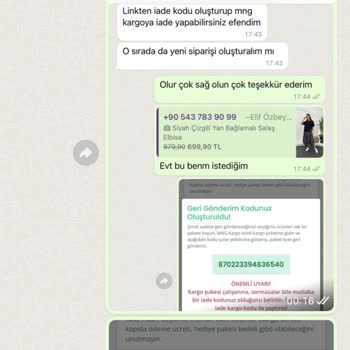 Elif Özbey Butik E*** Özbey Butik Para İadesi Yapmıyor