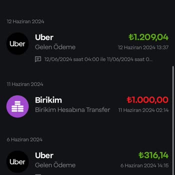 Uber İade Paramı Göremiyorum