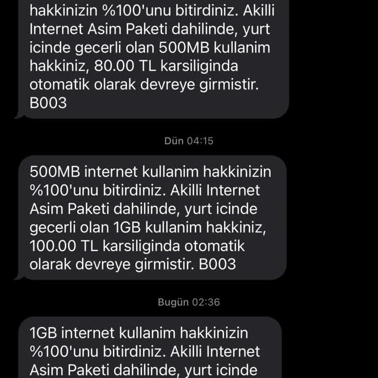 Vodafone Aşım Paketinin Anında Wi-Fi Üzerinde Bitmesi