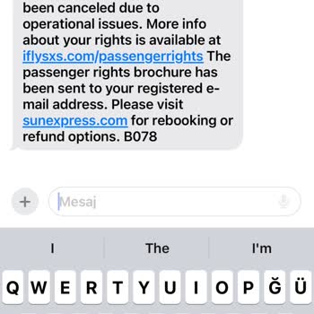 Sunexpress Hava Yolları Uçuş İptali Ve İletişim Eksikliği
