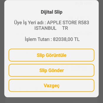 VakıfBank Ases İzinsiz Apple Alışverişi