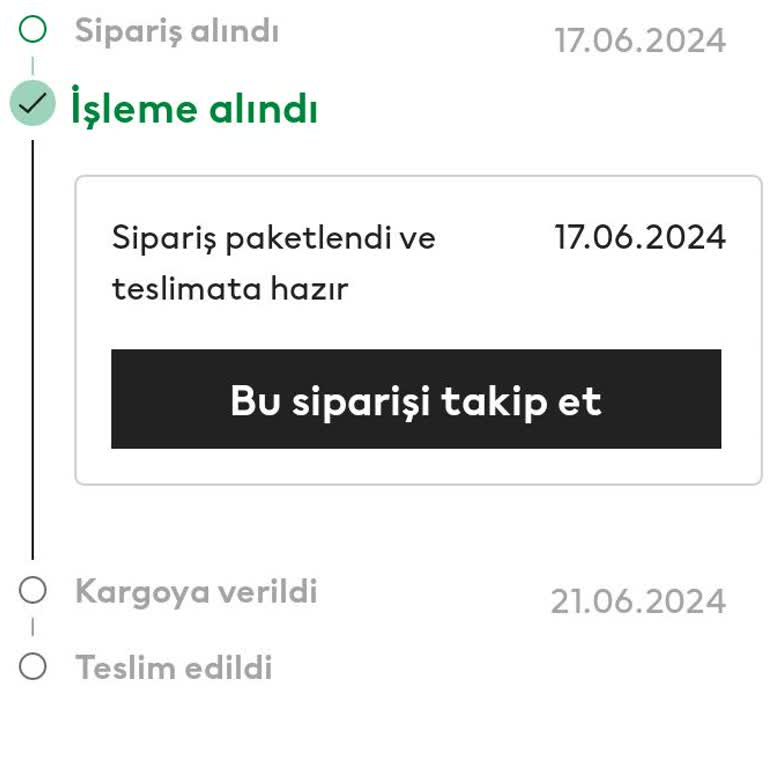 H&M Siparişim Uzun Süredir Depoda Gözüküyor