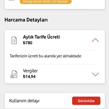 Vodafone Haksız Tarife Ücreti